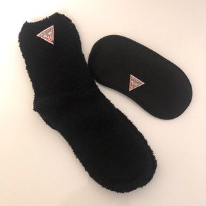 GUESS Socks and Eye Mask